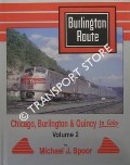 Book cover of Chicago, Burlington & Quincy in Color  by SPOOR, Michael J. 